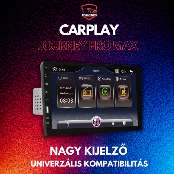 Carplay Journey Pro Max - Utazz Maximális Minőségben!
