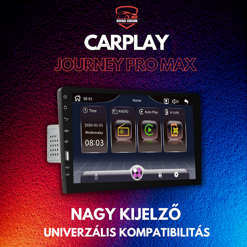 Carplay Journey Pro Max - Utazz Maximális Minőségben!