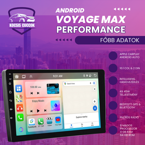 Android Voyage Max Performance - Csúcs minőség, nagy kijelzőn!