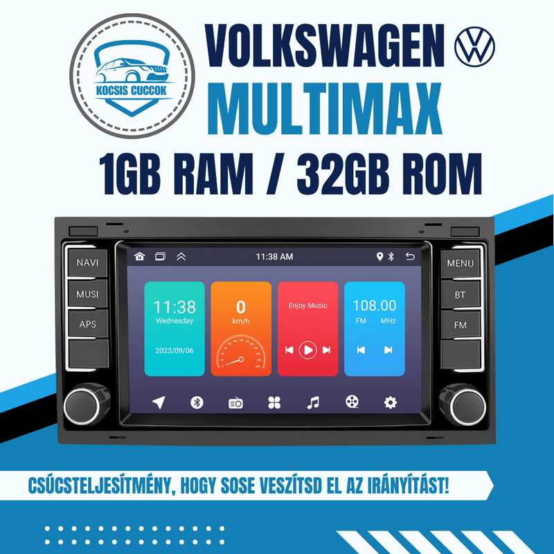 Volkswagen MULTIMAX - A Volkswagenek új generációs multimédiája!