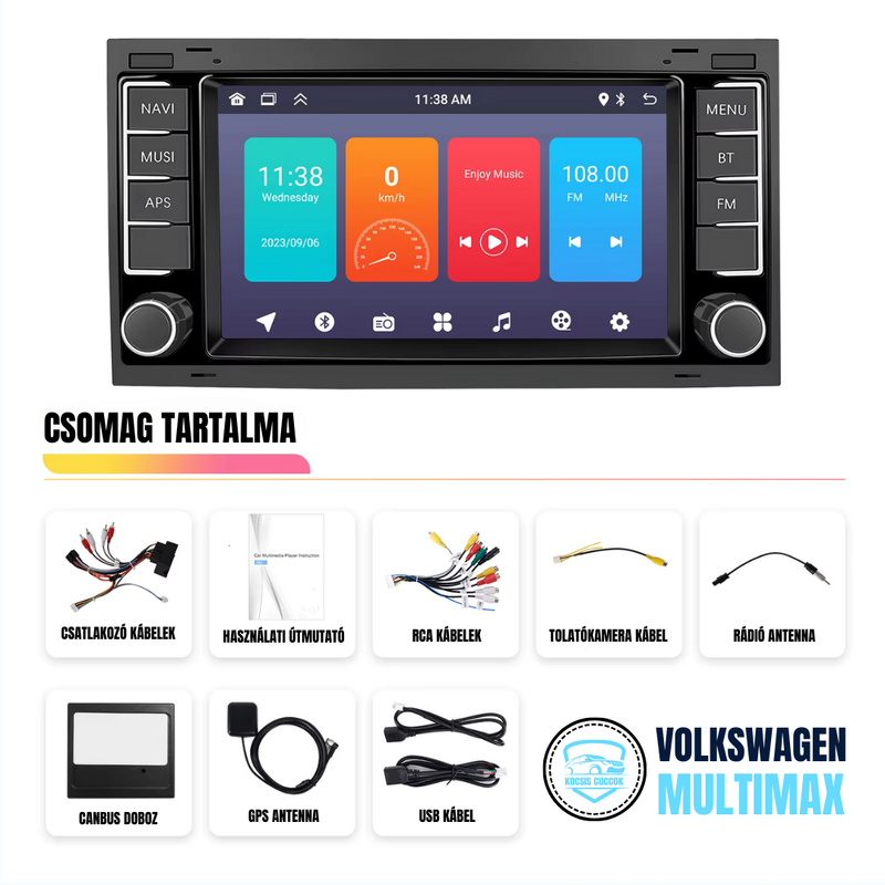 Volkswagen MULTIMAX - A Volkswagenek új generációs multimédiája!