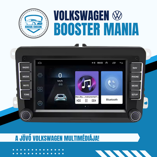 Volkswagen Booster Mania - A Volkswagenek új generációs multimédiája!
