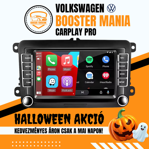 Volkswagen Booster Mania Carplay Pro - A Volkswagenek új generációs multimédiája!